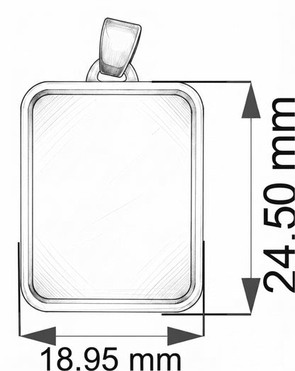 Medaglia rettangolare Grande (art.111)