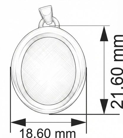 Medaglia Ovale Piccola (art.116)