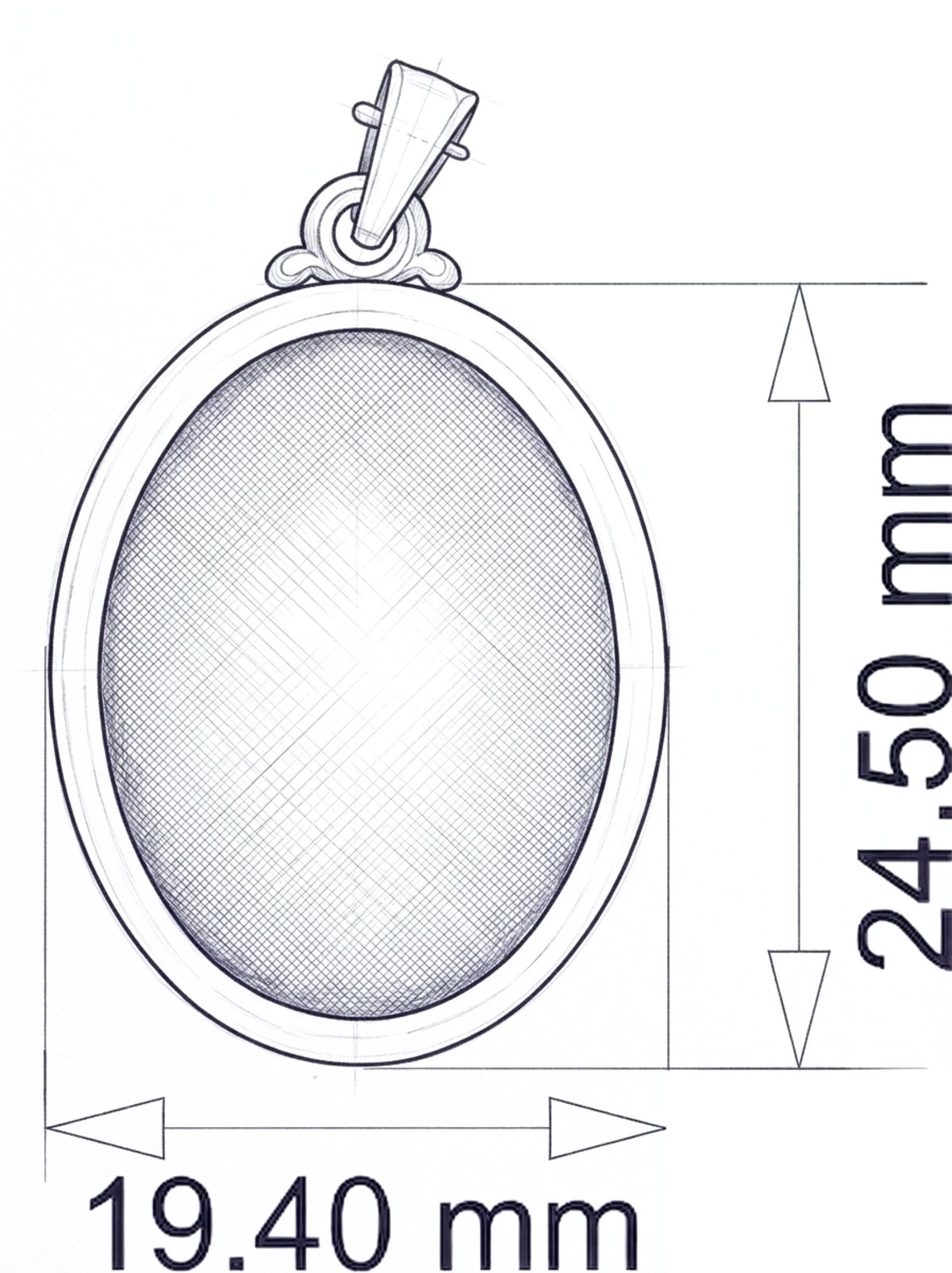 Medaglia Ovale Classica (art.171)
